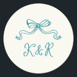 Adesivo Arcos Desenhados À Mão Dupla Casamento Monograma<br><div class="desc">Nossa coleção de "Arcos brancos" contém elementos desenhados manualmente em várias cores de tendência com arcos de pré-disquete e fontes desenhadas à mão. Verifique em nossa loja mais itens desta coleção. Entre em contato conosco se você tiver solicitações especiais por e-mail ou bate-papo e nós ficaremos felizes em ajudar.</div>