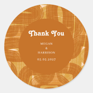 Adesivo Arcos e Dobradiças Retro e Linhas Amarelo Clássico