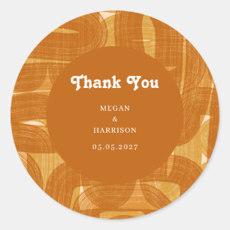 Adesivo Arcos e Dobradiças Retro e Linhas Amarelo Clássico