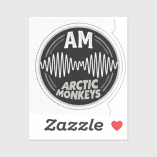 Adesivo Arctic Monkeys AM Soundwave Texture Patches