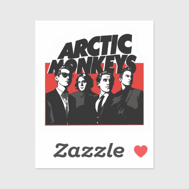 Adesivo Arctic Monkeys AM Stikers (Folha)