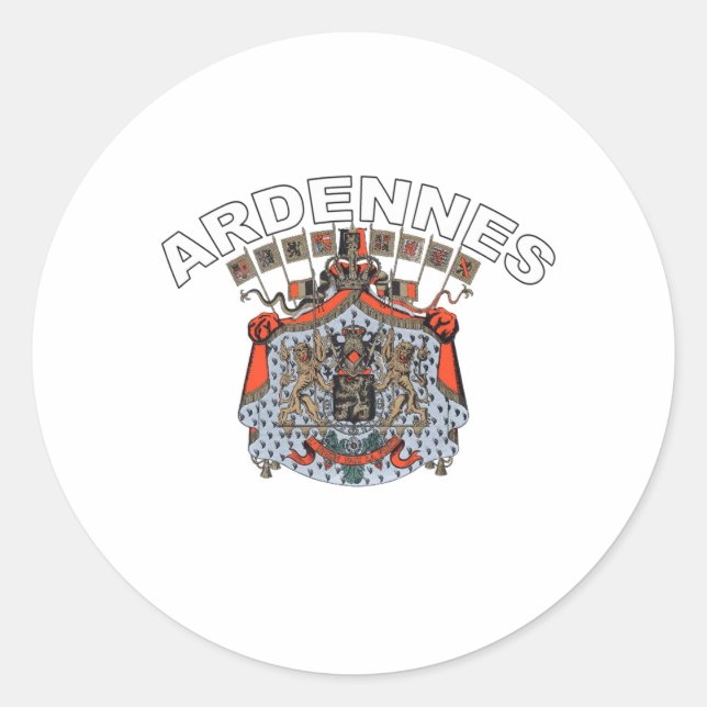 Adesivo Ardennes, Bélgica (Frente)