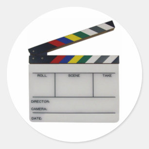 Adesivo Ardósia da cineasta do filme da ripa