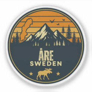 Adesivo Åre, Suécia Sverige