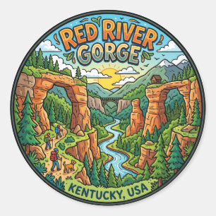 Adesivo Área Geológica Red River Gorge EUA