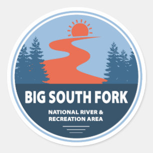 Adesivo Área Nacional de Recreação e Rio Big South Fork