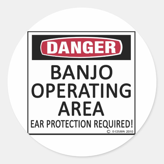 Adesivo Área operacional do Banjo (Frente)