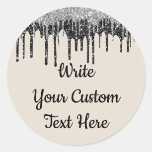 Adesivo Areia Bege Brilho Aniversário de Casamento Festa G