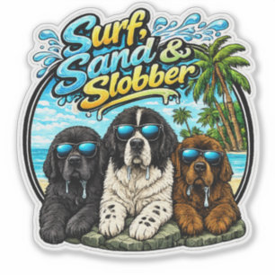 Adesivo Areia de Surf e Baba