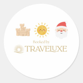 Adesivo Areia Sol & Papai Noel