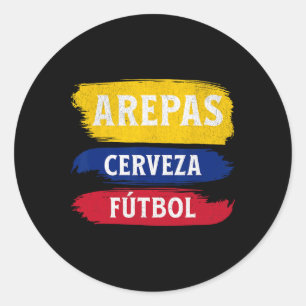 Adesivo Arepas Cerveja Futebol Bandeira do Equador Futebol