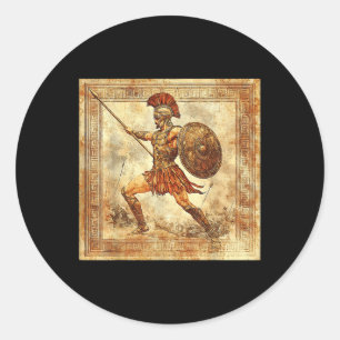 Adesivo Ares Gregos Guerreiro Deus Antiguidade Mitologia G