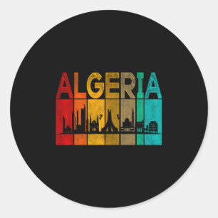 Adesivo Argélia Vintage Eu Amo Mapa Argélia Futebol
