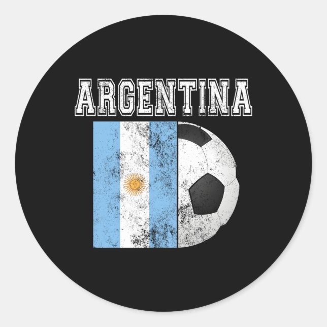 Adesivo Argentina Bandeira Futebol Futebol (Frente)