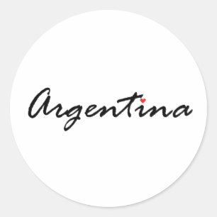 Adesivo Argentina, eu amo Argentina