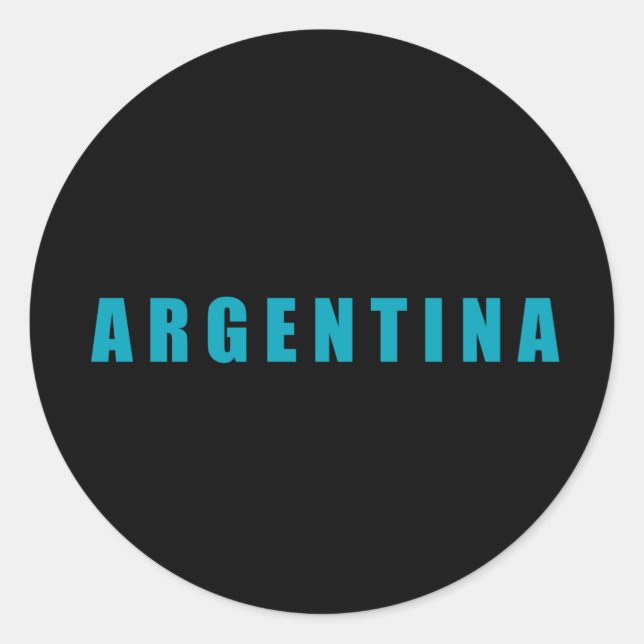 Adesivo Argentina, eu amo Argentina (Frente)