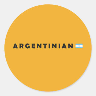 Adesivo Argentina, eu sou argentino
