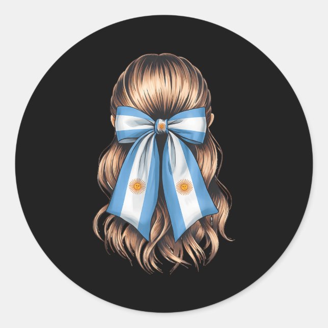 Adesivo Argentina Pride Argentinian Flag  (Frente)