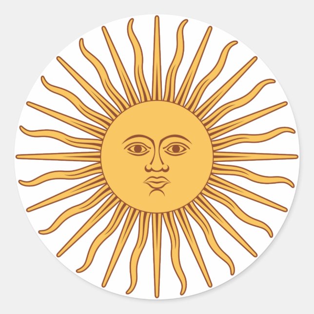 Adesivo Argentina Sol de Mayo (Frente)