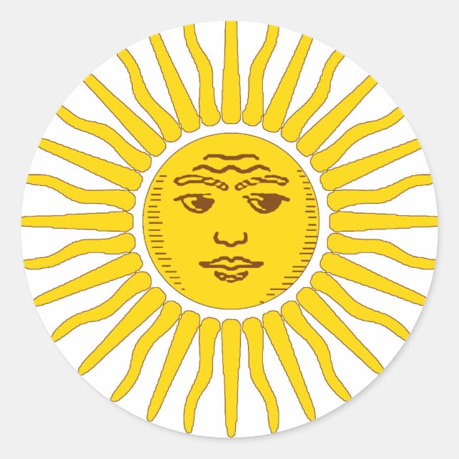 Adesivo Argentina Sun (Frente)