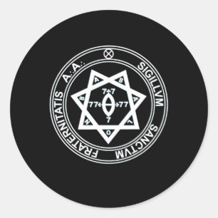 Adesivo Argentum Astrum Seal Aa Thelema Magick Occult Will