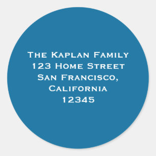 Adesivo Ari Yonatan 1,5" selo do envelope do endereço do