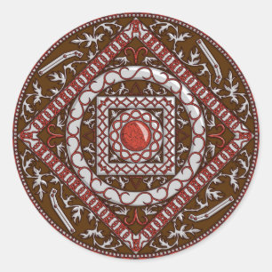 Adesivo Aries Mandala Sticker