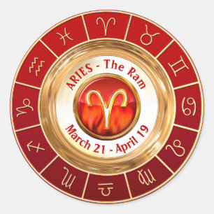 Adesivo ARIES - o sinal astrológico da ram