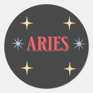 Adesivo Aries - Sinal Astrológico