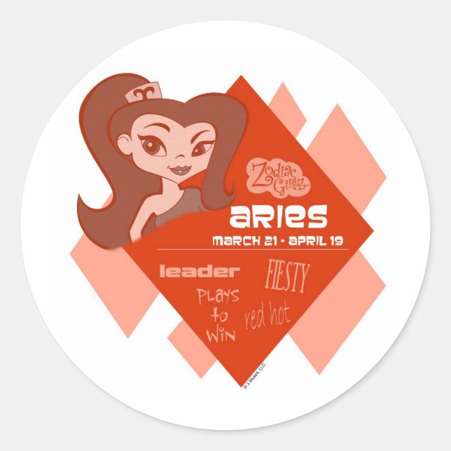 Adesivo Aries Stickers (Frente)