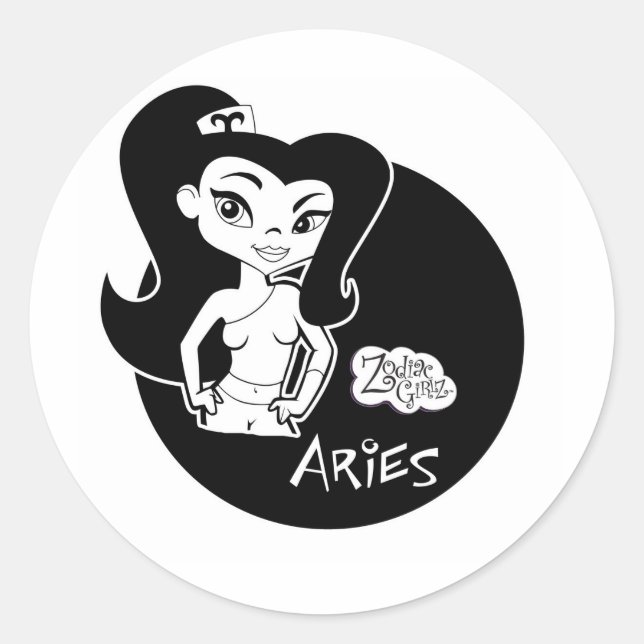 Adesivo Aries Stickers (Frente)