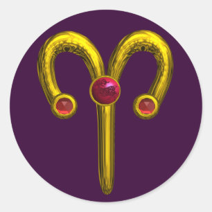 ADESIVO ARIES ZODIAC BIRTHDAEL JEWEL