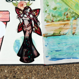 Adesivo Aries Zodiac Fairy Goddese Astrology Fairies