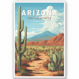 Adesivo Arizona Art Vintage