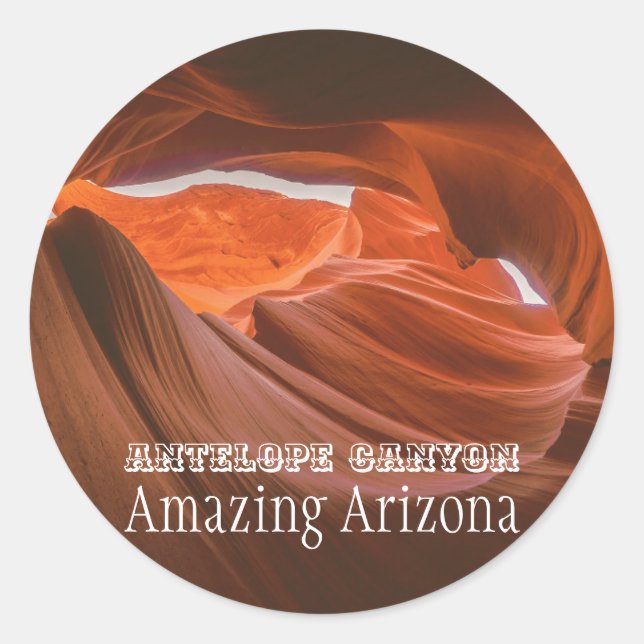 Adesivo Arizona de Antelope Canyon | Vale do Deserto Sands (Frente)