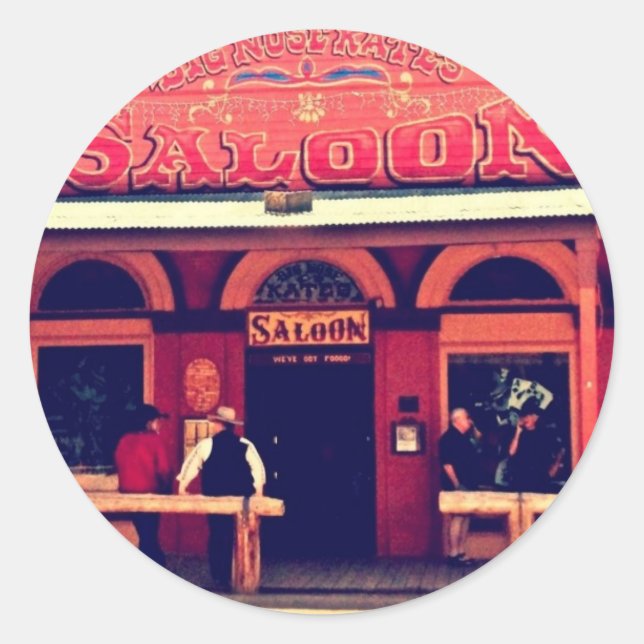 Adesivo Arizona de Saloon Tombstone do Big Nose Kate (Frente)