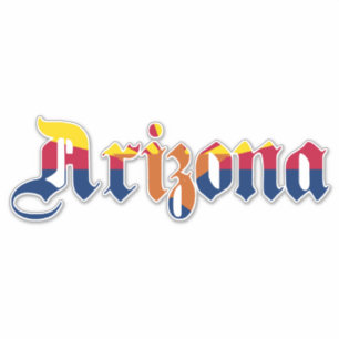 Adesivo Arizona do Amor do Orgulho Estatal AZ Americano