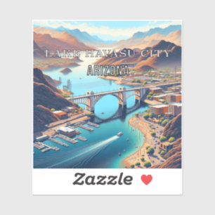 Adesivo Arizona do Lago Havasu Vinyl Sticker 3 Polegadas