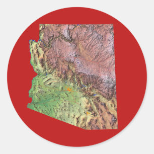 Adesivo Arizona Map Sticker