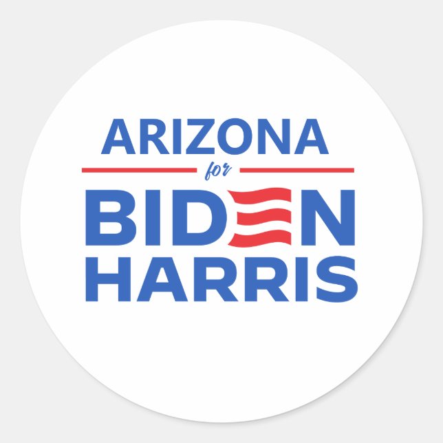 Adesivo Arizona para Biden Harris (Frente)