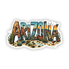 Adesivo Arizona Sunset Desert Sticker | Arizona Sticker
