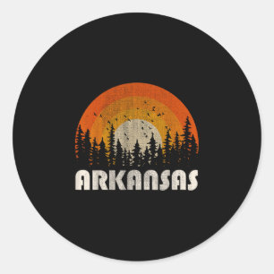 Adesivo Arkansas - natureza engraçada vintage caminhada 60
