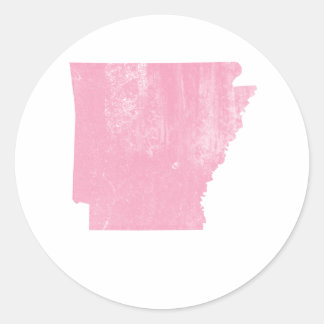 Adesivo Arkansas Pink Vintage Grunge