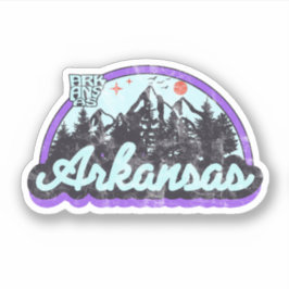 Adesivo Arkansas State Vintage