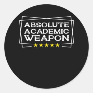 Adesivo Arma Acadêmica Absoluta Enchimento Clássico