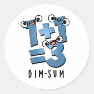 Adesivo Arma de Comida de Matemática Bonita