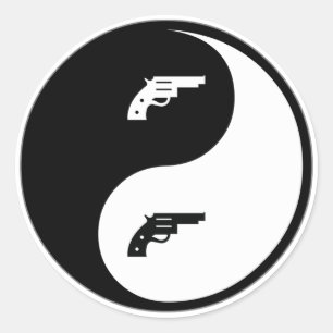 Adesivo Arma de Yin Yang