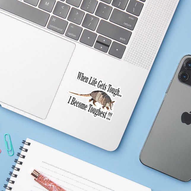 Adesivo Armadillo Animal Inspiration (Notebook com iPhone)
