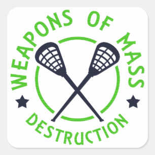 Adesivo Armas de destruição de Lacrosse
