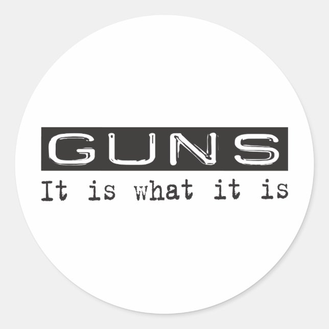 Adesivo Armas Que É (Frente)
